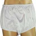 ObboMed MT-3501G/MT-3501N New Larger Leg Circumference Reusable Washable Underwear Waterproof Pull-On Incontinent Under Pants, for Patients, Elders, Adult Men and Women  White (M: 28-34 inches)
