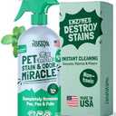 Sunny & Honey Pet Stain & Odor Miracle - Enzyme Cleaner for Dog Urine & Cat Pee - Pet Odor & Stain Remover Spray for Carpet, Mattress, Furniture - Carpet Cleaner (32 Fl Oz, Spring Mint Scent)