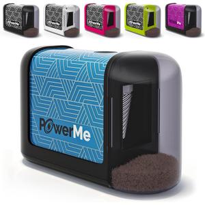 POWERME Electric Pencil Sharpener for Kids, Rechargeable Pencil Sharpeners for Colored Pencils, Suitable for No.2(6-8mm), Home&School
