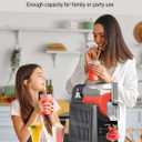 88oz Slushie Machine, No Ice Needed Frozen Drink Maker for Home, Self-Cleaning, 5 Preset Menus & 5 Temp Settings Slushy Machine for Margarita, Frapps, Milkshakes and More