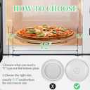 12" Microwave Plate Replacement Glass Turntable| Fits LG,GE, Panasonic, Frigidaire, Farberware & More
