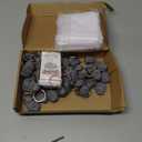 50 Set Employee Appreciation Gifts Inspirational You Rock Gifts Bulk Stone Keychain with Smile Card Thank You Gift for Office Coworker Staff Social Worker Volunteer Team Teacher Nurse