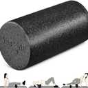 Yes4All High-Density EPP Round Back Roller Foam, Exercise Foam Roller for Yoga, Pilates & Stretching - 12, 18, 24, 36 inch