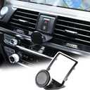 360-Degree Rotary Cell Phone Holder Mobile Phone Mount Compatible with BMW X3 X4 G01 G02 2018-2021 Black