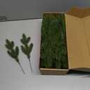 Alpurple 60 Packs Artificial Pine Needles Branches Garland- 6.7 x 2 Inch Green Plants Pine Needles, Fake Greenery Pines Picks for DIY Garland Wreath Christmas Embellishing & Home Garden