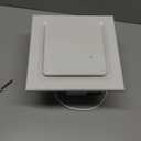 Bathroom Exhaust Fan 10" Panel Ultra Quiet without Light8x8 Mount, 1.0 Sone 110CFM, 4" Duct for Bathroom/Garage/Home (8in(Hole Size))