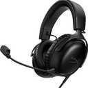 HyperX Cloud III  Wired Gaming Headset, PC, PS5, Xbox Series X|S, Angled 53mm Drivers, DTS Spatial Audio, Memory Foam, Durable Frame, Ultra-Clear 10mm Mic, USB-C, USB-A, 3.5mm  Black
