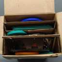 Pyrex Pyrex 1110608 781147970080 18piece glass food storage set with multicolor lids clear, 1.9 Pound