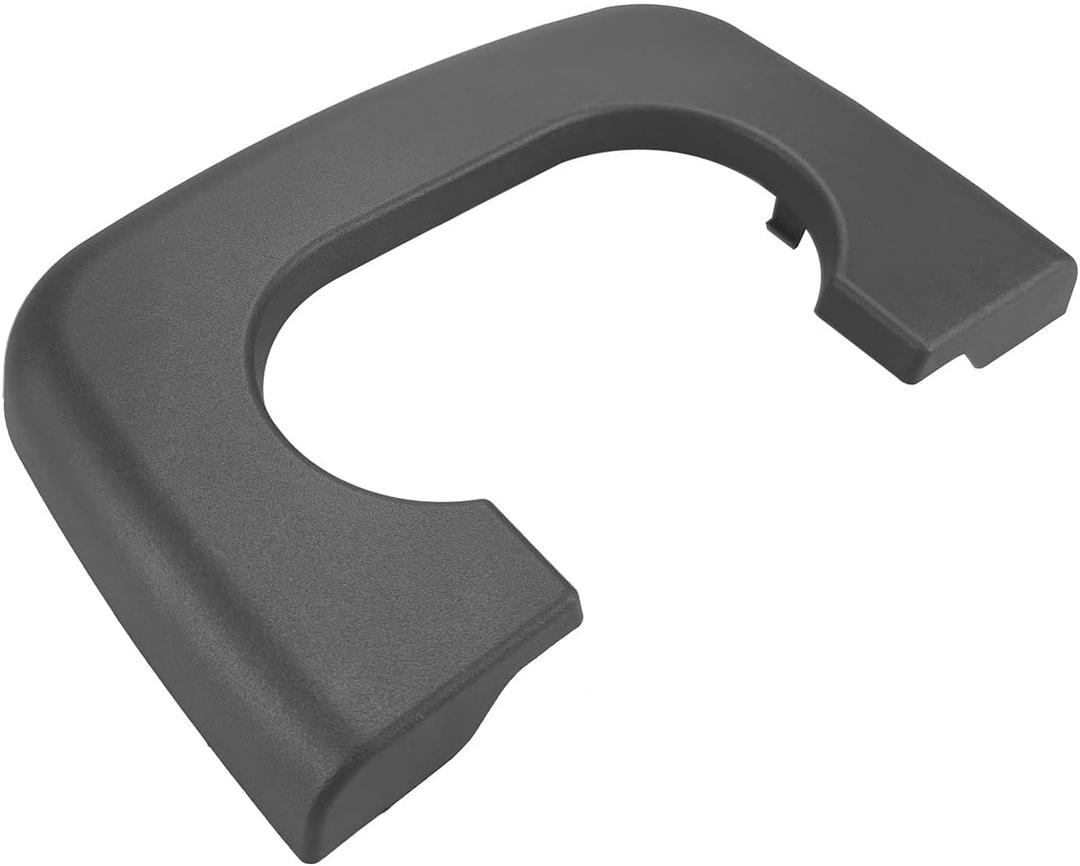 Center Console Cup Holder Armrest Pad Replacement Compatible with Ford F150 1997-2003 Black (Hard Plastic NOT Padded)