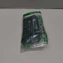 FITLY Soft Flask - 12 oz (350 ml) - Shrink As You Drink Soft Water Bottle for Hydration Pack - Folding Water Bottle Ideal for Running, Hiking, Cycling, Climbing & Rigorous Activity (F3B) (Black)