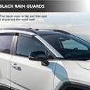 Shatterproof Out-Channel Window Deflectors for Honda CR-V (CRV) 2023-2024, Rain Guards, Window Visors for Cars, Vent Deflector, Car Accessories, 6 pcs (for CRV 23-24 6-Piece)