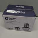 Kitchen in the box Mini Food Processor, Electric Meat Grinder & Food Chopper with 400W Powerful Veggie Chopper-One 3 Cup Bowl & S Blades for Meat/Fish/Vegetable/Baby Food