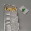 Toothbrush Holders, Toothbrush Holders for Bathroom with 6 Large Capacity Storage Slots & 3 Qtip Holders - Sturdy for Bathroom Counter Organizers and Storage Countertop - Marble White