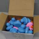 Deekin 24 Pieces Pink Blue Gender Reveal Rubber Ducks in Bulk Mini Ducky Bath Toys Small Ducks for Baby Shower Gender Reveal Party Favor Decorations(Team Boy / Girl)