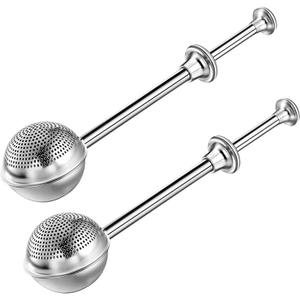 JETKONG Baker's Dusting Wand for Sugar, Flour and Spices, Stainless Steel Powdered Sugar Shaker Duster Sifter, Set of 2