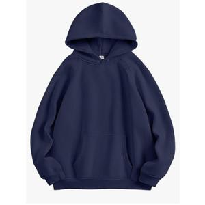 ANRABESS Women Hoodies Oversized Fleece Long Sleeve Comfy Casual Basic Pullover Sweatshirts 2025 Fall Outfits Y2K Clothes, Size: S