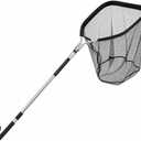 Telescoping Landing Net with Rubber Mesh, 100” Extendable Fishing Net
