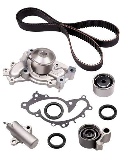 Scitoo Timing Belt Water Pump Kit Fits 2001-2010 Toyota camry Solara Highlander Sienna Lexus RX330 RX400h ES330 Engine 3.0L 3.3L 1MZFE 3MZFE