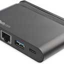 StarTech.com USB C Multiport Adapter with HDMI - 4K - Mac/Windows - 2X USB 3.0 1xC 1xA - 100W PD 3.0 - USB C Adapter - GbE (DKT30CHCPD)