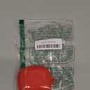 Compatible with Beats Powerbeats Fit Case Cover, Soft Silicone Shockproof Protective Skin Case for Powerbeats Fit Earbuds 2025 with Cleaner Kit & Carabiner, Top Logo Visible (Red)