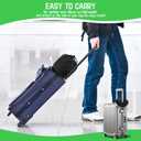 REDOFFTravel Pillow for Neck Support, Memory Foam Neck Pillow for Airplane, Car, Office - Adjustable Strap with Magic Tape, Breathable & Portable with Storage BagIt's Good to give Gifts.Black