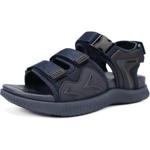 KuaiLu Mens Hiking Sandals with Arch Support Orthopedic Walking Recovery Sandals for Plantar Fasciitis Open Toe Summer Athletic Sport Comfortable Cushion Breathable Outdoor Water Sandals Size7-13