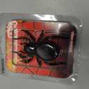 Halloween Black Flocking Spider,Simulation Trick-or-Treating Toys