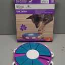 Outward Hound by Nina Ottosson Dog Twister Treat Puzzle Enrichment Toy, Level 3 Advanced, Purple (1 Count (Pack of 1))