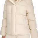 Levi's womens Cloud Puff Hooded Puffer Jacket S
