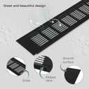 Vent Systems 19.69 x 3.15 (Outer Size) Rectangular Door Vent - Brown Aluminum Vent Cover Toe Kick Vent Cover - HVAC for Home Cabinet Vent - Intake/Exhaust Door Return Air Vent