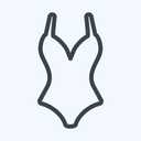 Red Two-Piece Bikini Swimsuit, Size: Small