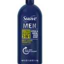 Suave Men Citrus Rush 3-in-1 Shampoo, Conditioner & Body Wash, Daily Clean, Citrus & Sandalwood, 40 fl oz