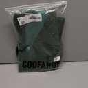 COOFANDY Men's Casual Business Vests Lightweight Waistcoat Slim Fit Suit Vest (Green, M)