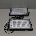 Glostars 100W LED UV Black Light, Powerful UV Spotlight, IP66, 395nm Lamp for Christmas, Halloween Glow Party (2 Packs)