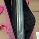 American Mahjong Set,166 Quality Acrylic Tiles with Colorful Prints, 4 All-in-One Color Rack/Pushers, Complete Mahjong Game Set with Carrying Bag (Pink)