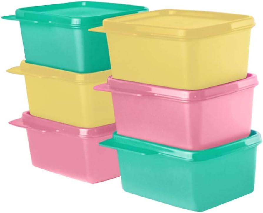 Tupperware Keep Tab Plastic Container Set, 500Ml, Set Of 4, Multicolour