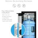 Brio 520 Bottom Load Water Cooler Dispenser for 5 Gallon Bottle w/ 2 Stage Filter | Hot Cold & Room Temp Water Options for Home & Office | Removes Chlorine, VOC's, Bad Taste & Chemicals