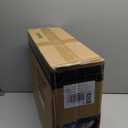 KKTONER PU Leather Round Rolling Stool with Back Rest Height Adjustable Swivel Drafting Work SPA Task Chair with Wheels (Blue)