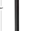 Beistle 7 FT x 21.25 IN 3-D Lamppost Photo Prop for Christmas Decor, New Orleans Theme Party Supplies