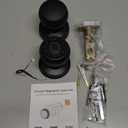 Fingerprint Door Lock - Smart Door Knob with Passcode Keypad, Finger Print Biometric Door Knobs & App Control, Keyless Smart Door Lock for Apartment Bedroom Hotel Office (Black)