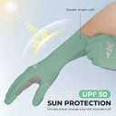 KastKing Sol Armis Pro UPF50+ Fishing Gloves-Quick-Dry, Full Finger & 3/4 Fingerless Sun Protection Gloves Men Women for Outdoor (X-Small)