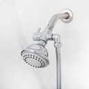 Brass Shower Arm Diverter Valve for Handheld Shower Head and Fixed Spray Head G1/2 3 Way Universal Bathroom System Component Replacement Part, Polished Chrome