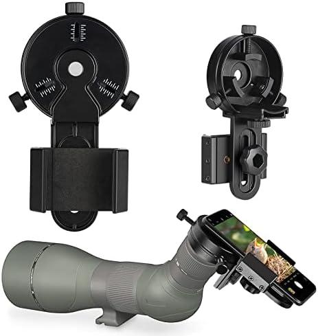 Celticbird Upgrade Smartphone Scope Adapter Spotting Scope Phone Adapter - Telescope Phone Mount for Spotting Scopes & Binoculars & Monocular & Telescope & Microscope