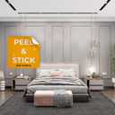 Peel and Stick Wall Molding Kit, Ready to Assemble Wainscoting Panels, Pre-Cut Rail Molding Trim for Home and Office Interrior Wall Decor, DIY, Premade (5 Frames)