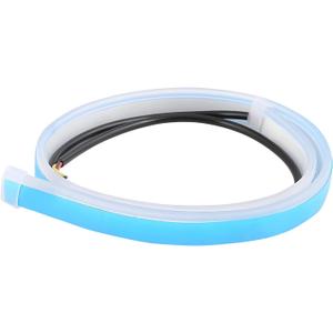 2 PCS Car LED Strip Lights, 24 Inch Flexible Dual Color LED Headlight Strips, Switchback Sequential Turn Signal Strips, Waterproof Daytime Running Light Strip for Car SUV (White)