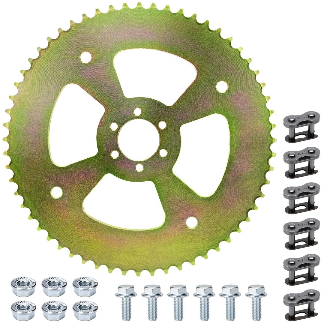 60T Rear Chain Sprocket # 40 41 420 for Coleman CT100U CC100X Mega Moto MMB80 105 Baja Doodle Bug DB30 Motovox MBX10 Mini Bike