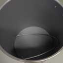 Kitchen Countertop Compost Bin, Odor Resistant Indoor Compost Bin with Lid and Charcoal Filter, Rust Resistant Coated Compost Bucket, Compost Container, Gray (Medium)