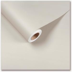CRE8TIVE 24"x354" Cream White Contact Paper Peel and Stick Self Adhesive Beige Wallpaper for Home Removable Textured Wide Vinyl Wall Covering for Bedroom Bathroom Walls Countertops Cabinets Drawer