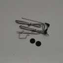 Upgraded 2-Pack Temp Meat Probe Replacement for Char-Griller Gravity Fed 980 Charcoal Grill, 3.5mm Plug Thermometer Probe Parts with Probe Grommets and Probe Clip