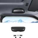 Sunglasses Holders Compatible with Toyota Land Cruiser Prado 250 J250 LC250 2024 2025, ABS Glasses Holder Sunglasses Case Storage Box Replace for Overhead Roof Grab Handle (Black)